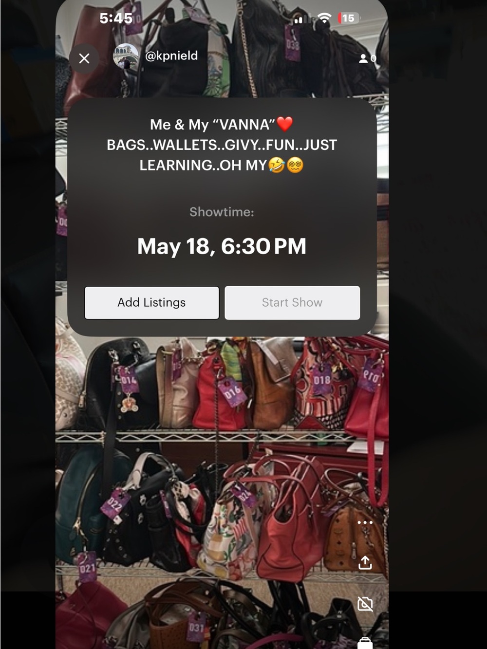 ME and MY “VANNA” SHOW